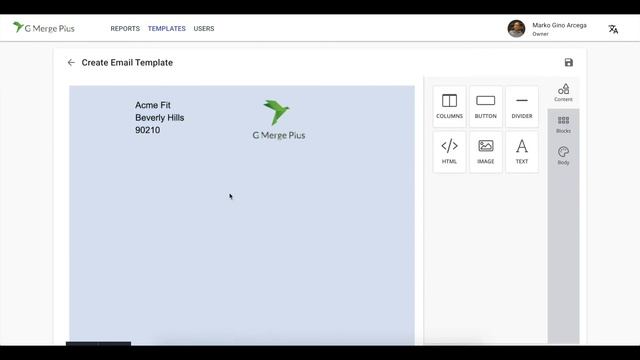 G Merge Plus DragNDrop Email Editor Walkthrough смотреть онлайн