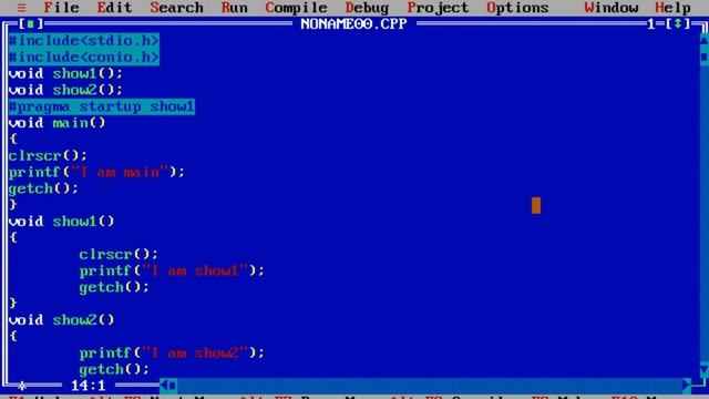 Changing default behaviour of C program| #pragma startup|#pragma exit смотреть онлайн