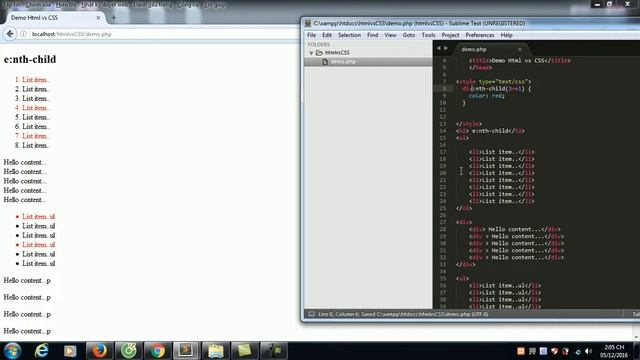 HTML + CSS Bài 4 Selector e:nth-Child - Selector các thành phần con theo vị trí смотреть онлайн