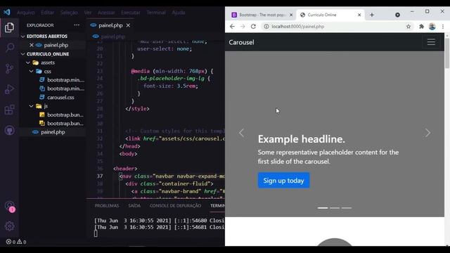 Curso de PHP 7 Projeto Completo com PHP 7, MySQL 8 e Bootstrap 5 [Parte 1] смотреть онлайн