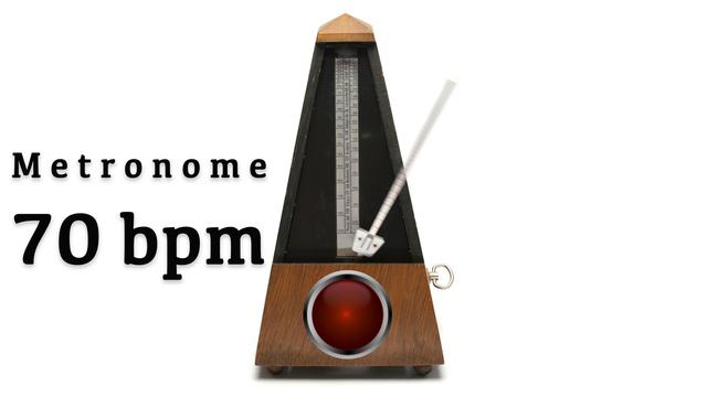 Metronome 70 bpm 🎼 смотреть онлайн