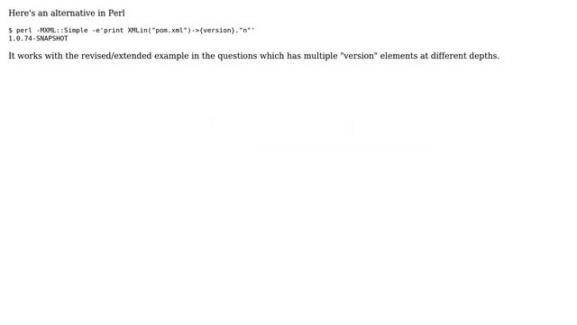 Unix & Linux: Scripting: what is the easiest to extract a value in a tag of a XML file? смотреть онлайн