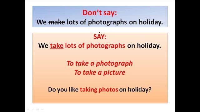 Урок 23: take a photograph или make a photograph? смотреть онлайн