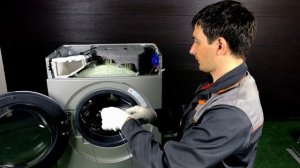 Замена манжеты на стиральной машине Haier || Ремонт стиральных машин в Калуге