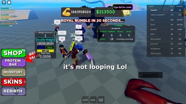 (Roblox ?Boxing Simulator 2) New Script for my Grinds! смотреть онлайн