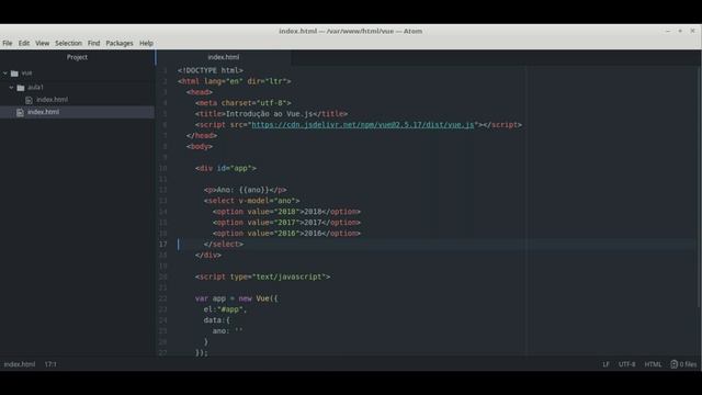 Vue.js - Select e Multiple Selects смотреть онлайн