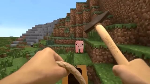 REALISTIC MINECRAFT IN REAL LIFE! - IRL Minecraft Animations / In Real Life Minecraft Animations смотреть онлайн
