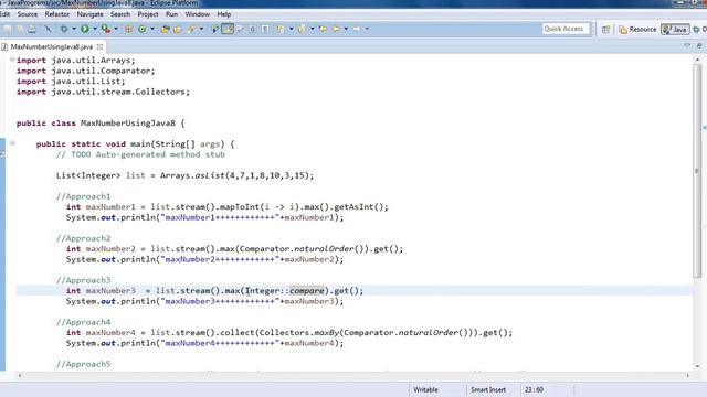Find the largest value in list using java 8 || Java Program || Java 8 || Stream || Interview смотреть онлайн