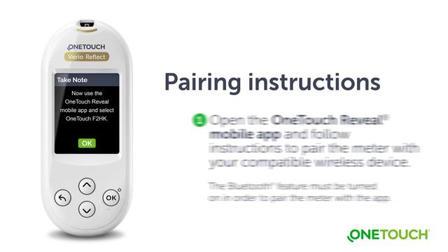 Connect your OneTouch Verio Reflect® meter to the OneTouch Reveal® app смотреть онлайн