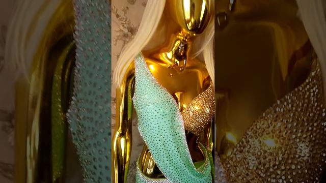 Расклейка стразами платья для бальных танцев смотреть онлайн