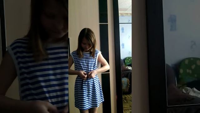 Как из большой футболки сделать платье. смотреть онлайн