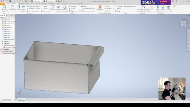 [#13] Wesoły Tutorial Autodesk Inventor 2023 - Konstrukcje blachowe смотреть онлайн