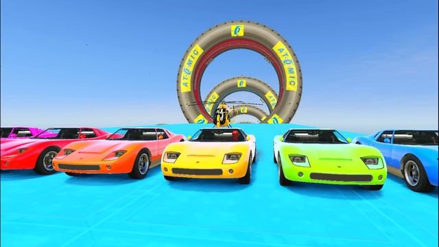 GTA V Exciting Race Challenge on Monster Trucks, Sport Cars, Jet Skis, Helicopters and Fighter Jets смотреть онлайн