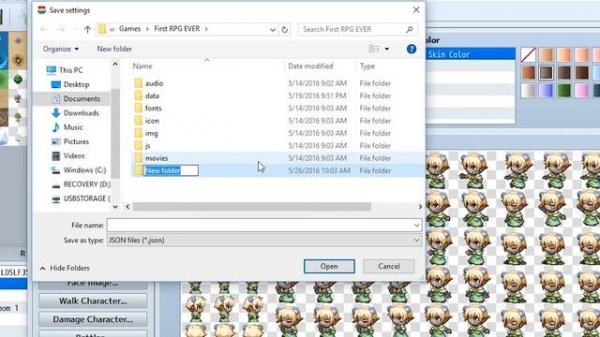 RPG Maker MV Tutorial #6 - The Character Generator