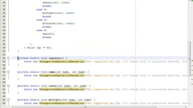 Metodos en Java смотреть онлайн
