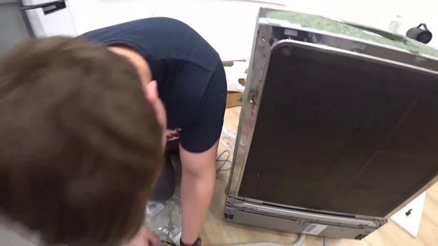 Посудомойка Бош. Установка