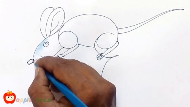 How to draw a Rat from Tamil Alphabet "ஓ" смотреть онлайн