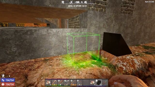 Я едва выжил! Орда 42 дня была просто огромной в 7 Days To Die смотреть онлайн