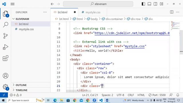 About Container, Row and Column in Bootstrap | GIT Education смотреть онлайн