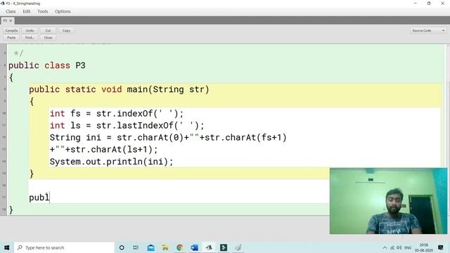 ICSE Java String Handling Live Programming смотреть онлайн