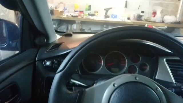 Складывание зеркал Lancer 9 с брелка сигнализации