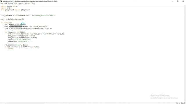 Fire Detection using OpenCV and Python | Fire Detection System | Python смотреть онлайн