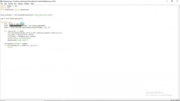 Fire Detection using OpenCV and Python | Fire Detection System | Python
