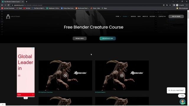 Free Blender Creature Course & More! смотреть онлайн