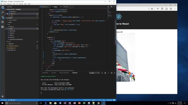 React Programming: Flickr API Part 2 смотреть онлайн