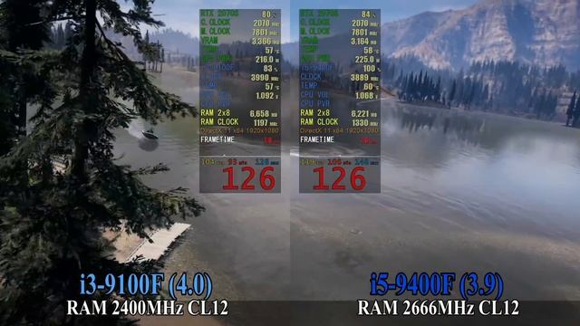 i3-9100f vs i5-9400f (RTX 2070 SUPER, Full HD) смотреть онлайн