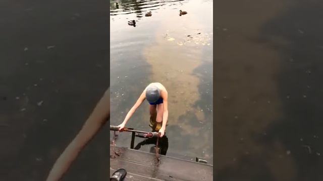 Мое купание в проруби!!! Первый раз!!!))) смотреть онлайн