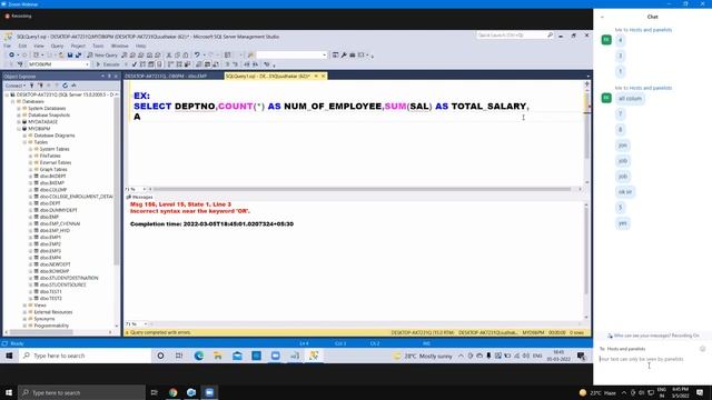 Group by Having MS SQL 5March@2022 смотреть онлайн