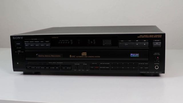 Vintage Sony CDP-C725 5-Disc Carousel CD Compact Disc Changer Built-in Equalizer EQ Optical Digital смотреть онлайн
