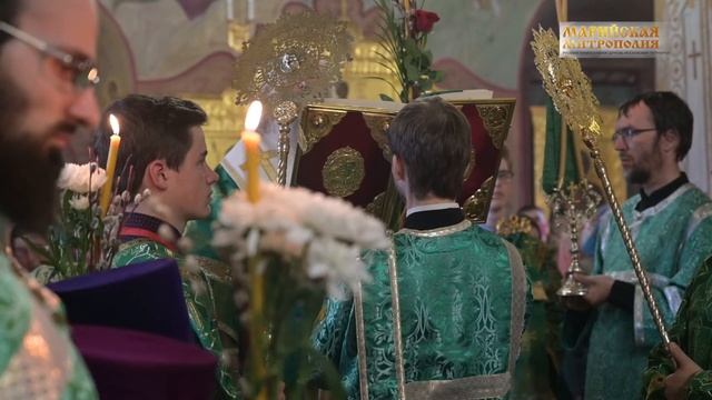 Всенощное бдение Недели Ваий (Вербное воскресение). Вознесенский собор г. Йошкар-Ола смотреть онлайн