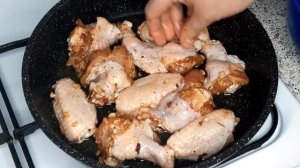 Сочные крылышки в сливочном соусе