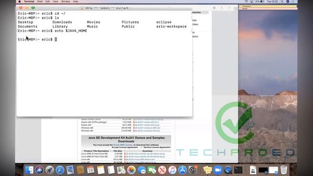 INSTALLATION | JDK 8 for MAC with JAVA HOME | Techpro Education смотреть онлайн