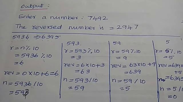 SUM OF DIGITS, REVERSE, PALINDROME, ARMSTRONG / Explained in Tamil and English смотреть онлайн