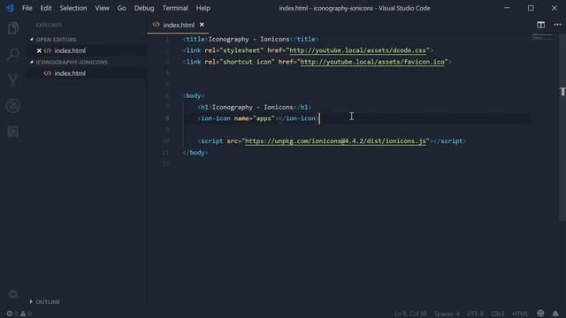 Using icons on the web with Ionicons смотреть онлайн