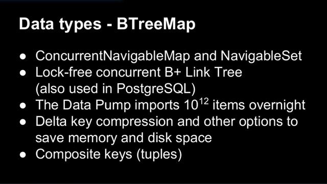 MapDB overview смотреть онлайн