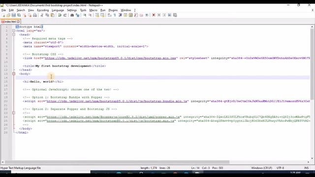 Bootstrap 5 frontend web development basic смотреть онлайн