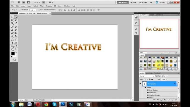 Как применять стили в Adobe Photoshop (Фотошопе)? смотреть онлайн