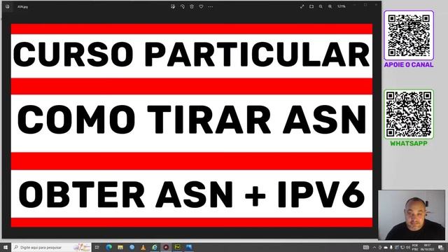 CURSO PARTICULA AO VIVO COMO OBTER ASN MAIS BLOCO DE IPV6 PARA SEU PROVEDOR DE INTERNET смотреть онлайн