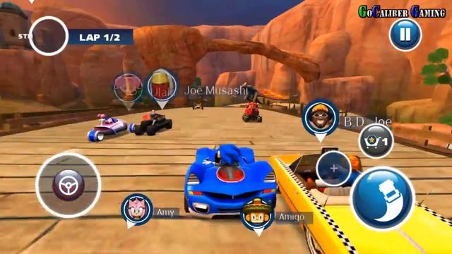 Sonic All Star Racing Transformed Android Walkthrough - Part 17 - World Tour: Moonlight Park смотреть онлайн