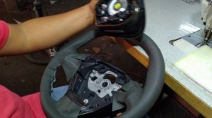 Ford ecosport steering wheel,airbag removal