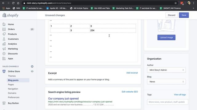 Shopify Blog Management Tutorial смотреть онлайн
