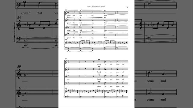 How Can I Keep from Singing, for mixed choir and piano—by Steven Paxton смотреть онлайн