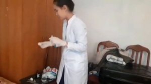 разведение и набор лекарственного вещества из флакона, ампулы