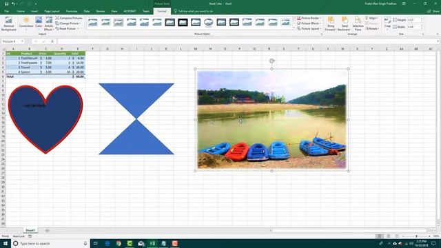 MS Excel Tutorial - Lesson 34 - Inserting and Working with Pictures смотреть онлайн