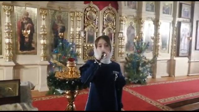 Рождественское поздравление храм Георгия Победоносца г Данков смотреть онлайн