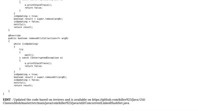 Concurrent Linked Hash Set (2 Solutions!!) смотреть онлайн